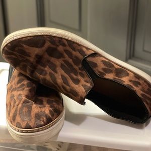 Leopard Animal Print A New Day Slip Ons